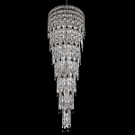 Люстра многоярусная каскадная с хрустальными подвесками Roul Crystal Light варинант исполнения - 2 | Loft Concept в Ульяновске