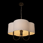 Люстра с белым текстильным абажуром Vitorino  варинант исполнения - 5 | Loft Concept в Ульяновске