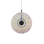 Подвесной светильник из фактурного двойного стекла Heterochromia варинант исполнения - 2 | Loft Concept в Ульяновске