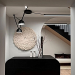 Панно на стену из шерсти мериноса Белый Круг  варинант исполнения - 2 | Loft Concept в Ульяновске