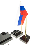 Настольный письменный набор из чёрного обсидиана с декором в виде льва Golden Lion варинант исполнения - 4 | Loft Concept в Ульяновске