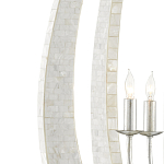 Люстра каплевидной формы покрытая перламутровой мозаикой Soft Pearl Shape варинант исполнения - 1 | Loft Concept в Ульяновске