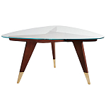 Дизайнерский кофейный стол со стеклянной столешницей Gio Ponti D.552.2 Coffee Table варинант исполнения - 1 | Loft Concept в Ульяновске