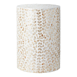 Столик с инкрустацией с перламутровым узором Jean Cream варинант исполнения - 1 | Loft Concept в Ульяновске