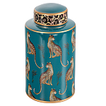 Ваза фарфоровая с крышкой Leopard Ccollection варинант исполнения - 1 | Loft Concept в Ульяновске