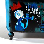 Кресло "Баския и Уорхол" Basquiat Warhol graffiti chair натуральная кожа варинант исполнения - 9 | Loft Concept в Ульяновске