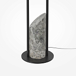 Напольный торшер светодионый черный Lumen Duo варинант исполнения - 4 | Loft Concept в Ульяновске