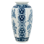 Ваза с синим цветочным орнаментом Blue & White Ornament  варинант исполнения - 2 | Loft Concept в Ульяновске
