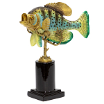 Статуэтка из фарфора в форме рыбы SEA Porcelain and Bronze варинант исполнения - 2 | Loft Concept в Ульяновске