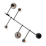 Бра с 5-ю плафонами разного диаметра и цвета Polyhedron варинант исполнения - 1 | Loft Concept в Ульяновске