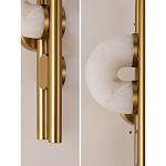 Бра  с фигурным мраморным рассеивателем Spiral of Warm Light варинант исполнения - 5 | Loft Concept в Ульяновске