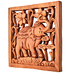 Панно из дерева слов и цветы Panel With Animals варинант исполнения - 2 | Loft Concept в Ульяновске