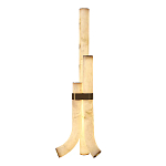 Торшер геометрический с тремя мраморными плафонами Marble Tripod варинант исполнения - 2 | Loft Concept в Ульяновске