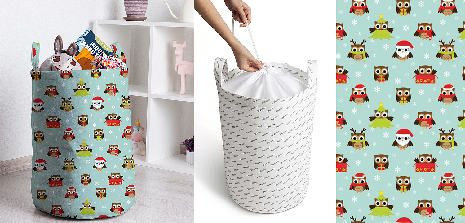Корзина New Year Owls Basket Корзина New Year Owls Basket - Loft-Concept в Ульяновске