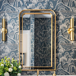 Зеркало в золотой раме Arched Mirror варинант исполнения - 2 | Loft Concept в Ульяновске