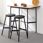 Черный барный стул Knopper варинант исполнения - 7 | Loft Concept в Ульяновске