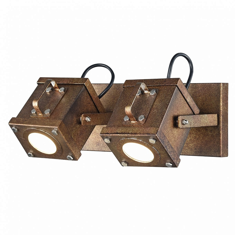 Спот Box Spot 2 Искусственная бурая ржавчина в Ульяновске | Loft Concept 