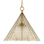 Подвесной светильник в форме конуса с фактурным абажуром Flawless Form варинант исполнения - 1 | Loft Concept в Ульяновске