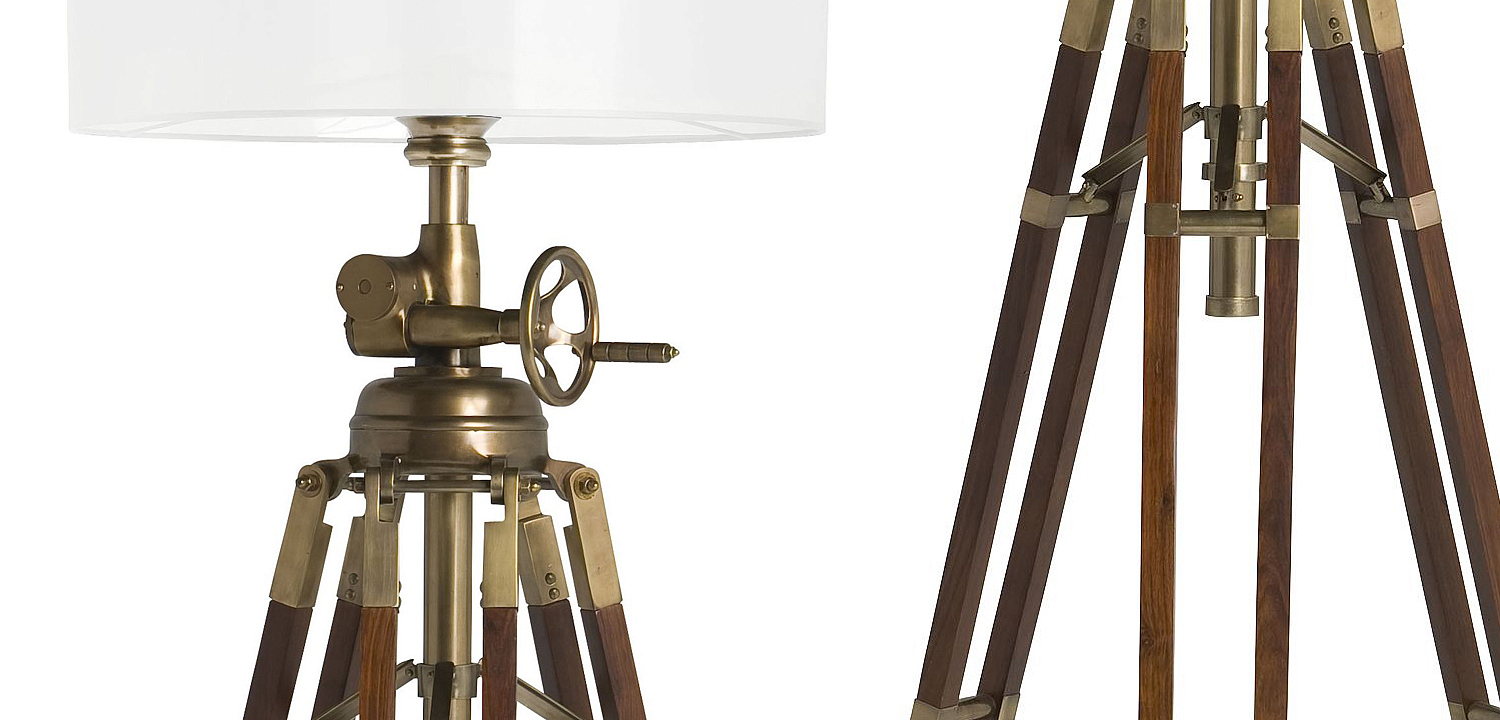Торшер Eichholtz Floor Lamp Royal Marine Cream Торшер Eichholtz Floor Lamp Royal Marine Cream - Loft-Concept в Ульяновске