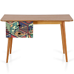 Письменный стол с принтом на ящиках Elise Desk варинант исполнения - 9 | Loft Concept в Ульяновске