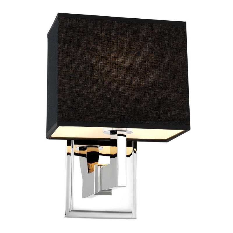 Бра Eichholtz Wall Lamp Balthazar Никель Черный Бра Eichholtz Wall Lamp Balthazar Никель Черный в Ульяновске | Loft Concept