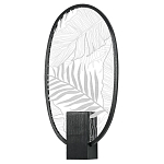 Бра с гравировкой на акриловом плафоне Gravyura Black варинант исполнения - 1 | Loft Concept в Ульяновске