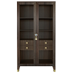 Дизайнерский шкаф витрина Elsa Dreams Walnut с 4-мя ящиками варинант исполнения - 9 | Loft Concept в Ульяновске