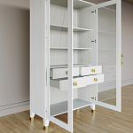 Дизайнерский шкаф витрина Elsa Dreams White с 4-мя ящиками варинант исполнения - 7 | Loft Concept в Ульяновске