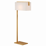Торшер с прямоугольным абажуром на золотом металлическом каркасе Rectangular Plane  варинант исполнения - 1 | Loft Concept в Ульяновске