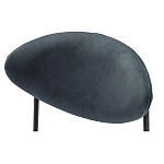 Стул металлический с мягкой спинкой и сиденьем из велюра Alfie Chair варинант исполнения - 6 | Loft Concept в Ульяновске