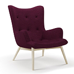 Мебельная ткань Шенилл фиолетовый цвет 138 см T4-27 варинант исполнения - 5 | Loft Concept в Ульяновске