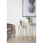 Столик дизайнерский Beige marble варинант исполнения - 2 | Loft Concept в Ульяновске