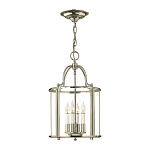 Подвесной светильник с прозрачным стеклянным цилиндрическим плафоном в классическом стиле на цепи Hinkley варинант исполнения - 9 | Loft Concept в Ульяновске