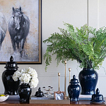 Ваза с крышкой однотонная Высота 48 см Chinoiserie Ceramics варинант исполнения - 4 | Loft Concept в Ульяновске