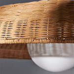 Люстра круглая из ротанга Long Lasting Chandelier варинант исполнения - 3 | Loft Concept в Ульяновске