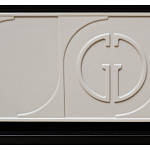 Тумбочка прикроватная с ящиком черно-серого цвета Noble Nightstand варинант исполнения - 4 | Loft Concept в Ульяновске