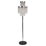 Торшер Хром с каскадом сияющих кристаллов Shining Waterfall варинант исполнения - 1 | Loft Concept в Ульяновске