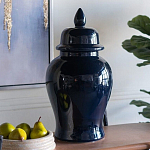 Ваза с крышкой однотонная Высота 48 см Chinoiserie Ceramics варинант исполнения - 3 | Loft Concept в Ульяновске