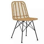 Стул с ротанговым плетением Wicker Stool без подлокотников варинант исполнения - 6 | Loft Concept в Ульяновске