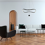 Подвесной светильник волнообразной формы LED 35W 3000K Infinity варинант исполнения - 3 | Loft Concept в Ульяновске