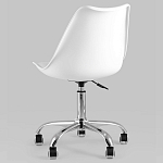 Офисный стул на металлическом основании EGGERY White пластик варинант исполнения - 4 | Loft Concept в Ульяновске