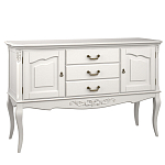 Консоль белая из массива бука с ящиками в стиле прованс White Provence варинант исполнения - 2 | Loft Concept в Ульяновске