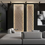 Гипсовая 3D панель с принтографией PM-50 варинант исполнения - 5 | Loft Concept в Ульяновске