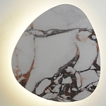 Бра треугольной формы бело-коричневый мрамор Длина 47 см Ginger & Jagger варинант исполнения - 1 | Loft Concept в Ульяновске