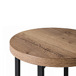 Стол журнальный круглый в стиле лофт Urban Style Space варинант исполнения - 2 | Loft Concept в Ульяновске