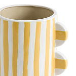 Ваза из фаянса Brighter than the Stars жёлтая полоска варинант исполнения - 2 | Loft Concept в Ульяновске