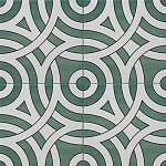 Дизайнерская плитка с узором Петли варинант исполнения - 1 | Loft Concept в Ульяновске