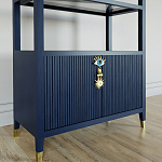 Стеллаж со стеклянными полками Elsa Dreams Blue варинант исполнения - 2 | Loft Concept в Ульяновске