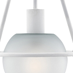 Бра белое с матовым стеклянным плафоном в форме шара White Lighthouse варинант исполнения - 1 | Loft Concept в Ульяновске