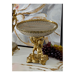 Чаша фарфоровая на двух бронзовых ангелах Eden Garden варинант исполнения - 3 | Loft Concept в Ульяновске